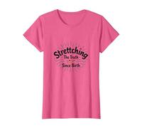 White Lie Humor: Stretching The Truth Since Birth T-Shirt, Women, Pink Heather, S