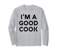 White Lie Im A Good Cook Party Funny Kitchen Chef Sarcastic Long Sleeve T-Shirt