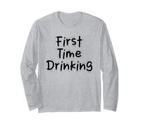 White Lie Party - First Time Drinking Long Sleeve T-Shirt