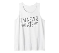 White Lie Party - I'M Never Late Tank Top
