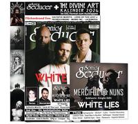 White Lies, Merciful Nuns, Sonic Seducer - Sonic Seducer 11-2025: Divine Art Kalender 2026 + CD: White Lies „Night Light“ + The Cure + Hocico / Prayers + Merciful Nuns + Moonspell + And One + Nine Inch Nails + Saltatio Mortis + Lord Of The Lo