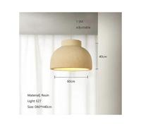 (white light, A D30cm) Nordic Wabi-sabi Wind Pendant Lights Minimalist Restaurant Bar Led Lustre Dining Room Home Decor Bedroom Hanging Lamp Fixture