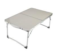 (White ) Light Adjustable Aluminium Folding Outdoor Table