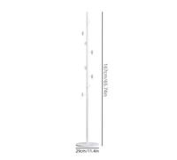 (white) Light Luxury Coat Rack Room Vertical Clothes Hanger Floor-Standing Bedroom Home Indoor Clothes Hanger Metal Does Not Take up Space Storage