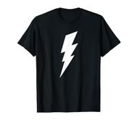 White Lightning Bolt - Minimalist Energy Symbol Value Graphic T-Shirt