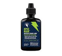 White Lightning Epic Ride All Conditions Light Bicycle Chain Lube, 2oz Drip Squeeze Bottle