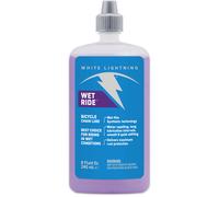 White Lightning Wet Ride Waterproof Bicycle Chain Lubricant 240ml / 8oz