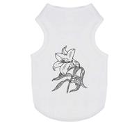 'White Lily Flower' Pet Dog/Cat T-Shirt (PT00128787)
