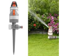 White Line Professional Gear Drive Sprinkler on Spike Quiet 2 or 4 Pattern 350m²