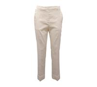 White Linen Blend Plaza Trousers - female - PINKO - Slim-fit Trousers - White - S - Trousers S