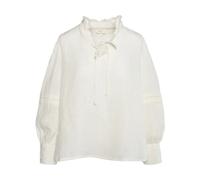 White Linen Blouse - Summer Favorite - female - HÉST - Blouses - White - L - Blouses & Shirts L