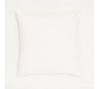 White Linen Decor Pillow Case Lara