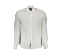 White Linen Men Shirt Elegant Style - male - La Martina - Casual Shirts - White - L - Shirts L