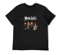 White Lion Band T-Shirt Men T-Shirt Black 3XL