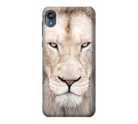 White Lion Face Case Cover For Motorola Moto E6, Moto E (6th Gen)
