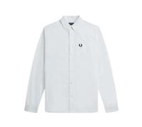 White Long Sleeve Cotton Shirt - male - Fred Perry - Formal Shirts - White - S - Shirts S