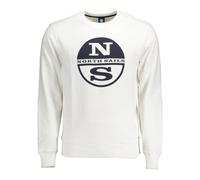 White Long Sleeve Crewneck Sweatshirt - male - North Sails - Sweatshirts - White - 3XL - Sweatshirts & Hoodies 3XL