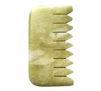 White Lotus Beauty Ltd Genuine Crystal Comb Chemical Free Jade in Clear White Lotus Beauty Ltd Clear