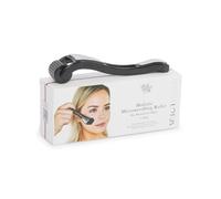White Lotus Beauty Holistic Derma Roller For Sensitive Skin 1.0Mm In Black Black
