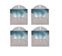 White Lotus Flowers Thank You Notes Dot Note Cards With Envelopes Stickers Greeting Blank Card