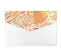 White Love Doves A4 Plastic Wallet, Pocket Folders, Plastic A4 Folder, College Supplies Wallets, Expanding File with Snap Button, Waterproof Document Pouch for School Office Home Travel