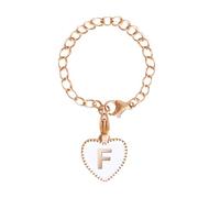 White Love Letter Pendant - Hanging Water Bottle Charm, Heart Shape Cute Decorative Accessory | Ideal for Water Bottle Bags Family Friends Women Girls Coffee Cup Tea Tumbler Romantic Gift Party Favor