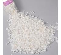 White Lovers Sprinkles for Cake Decorating 4.23ounce - Sugar Mix Contains Heart & Flowers Pearl Sprinkles for Cupcake Toppers, Ice Cream, Candy, Cookie Decorations - Wedding Party Supplies