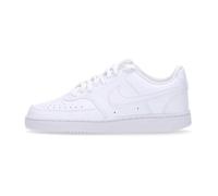Nike Women's Court Vision Low Sneaker, White/White, 2.5 UK