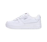 White Low Eco-Leather Sneaker - female - Fila - Sneakers - White - 3 UK - Shoes 3 UK