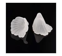 White Lucite Flower Beads 20mm Pack of 20 - Easy to Work with for Jewellery & Craft Projects