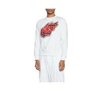 Peel Effect Logo White Sweatshirt Diesel White M