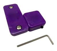 White Magnetic Billiard Chalk Clip Portable Lightweight