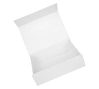 White Magnetic Closure Gift Box for Bridesmaids, Reusable Cardboard | Sleek Minimalist Finish, for Handmade Soaps and Necklaces, Space Saving Organisation at Home