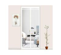 (White) Magnetic Fly Insect Screen Door Bug Mesh Curtain Anti Mosquito Net Seal Tape