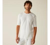 White male 3XL Regatta Professional Men's Short Sleeve Thermal Vest White, Size: 3XL