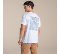 Craghoppers Mens Lucent II Short Sleeve T-Shirt - White Mountain - L