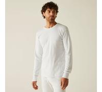 White male L Regatta Professional Men's Long Sleeve Thermal Vest White, Size: L