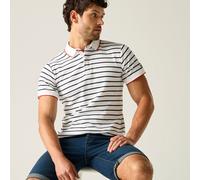 White male S Regatta Men's Tiver Polo Shirt White, Size: S