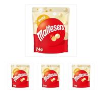 White Maltesers, White Chocolate & Honeycomb, Chocolate Treat, 74g Pouch (Pack of 4)