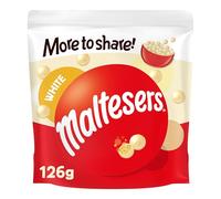 White Maltesers, White Chocolate & Honeycomb, Share with Friends and Family, 126g Share Bag
