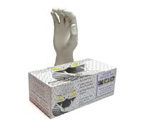 WHITE MAMBA Industrial Strength Exam Grade Disposible Glove | Powder Free | Touch Screen Compatible | 7 Mil Thickness | Easy Glide Donning System | Box of 100 Gloves (XL)