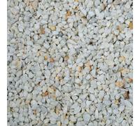 White Marble 14-18mm Decorative Aggregates Stones Chippings 800kg Bag - For Garden Yards Borders Flower Beds Paths Patios Driveways Rockery Ground Cover Landscaping