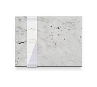 White Marble Chopping Board 40x30x1.5cm by Silk Route Home