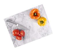 White Marble Chopping Board, Large Kitchen Worktop Saver