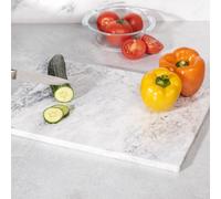 White Marble Chopping Board - Worktop Saver