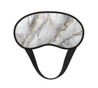 White Marble Fashion Marbling Granite Stone Gold Black Gray, Full Eye Covers Light Blocking Eye Masks Blackout Sleep Eye Muffs