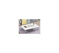 (White Marble) Folding Laptop Table Bed Stand Computer Desk Table
