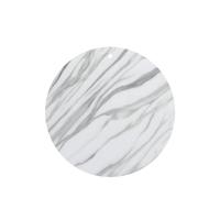 White Marble Pattern Car Air Fresheners 4 Pcs Round Shape Hanging Aromatherapy Tablets Scented Fresheners For Bedroom Bathroom