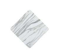 White Marble Pattern Car Air Fresheners 4 Pcs Square Hanging Aromatherapy Tablets Scented Fresheners For Bedroom Bathroom