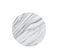 White Marble Pattern Car Air Fresheners 6 Pcs Round Shape Hanging Aromatherapy Tablets Scented Fresheners For Bedroom Bathroom